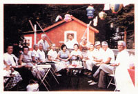 Uncle Joe's back yard party, circa 1960